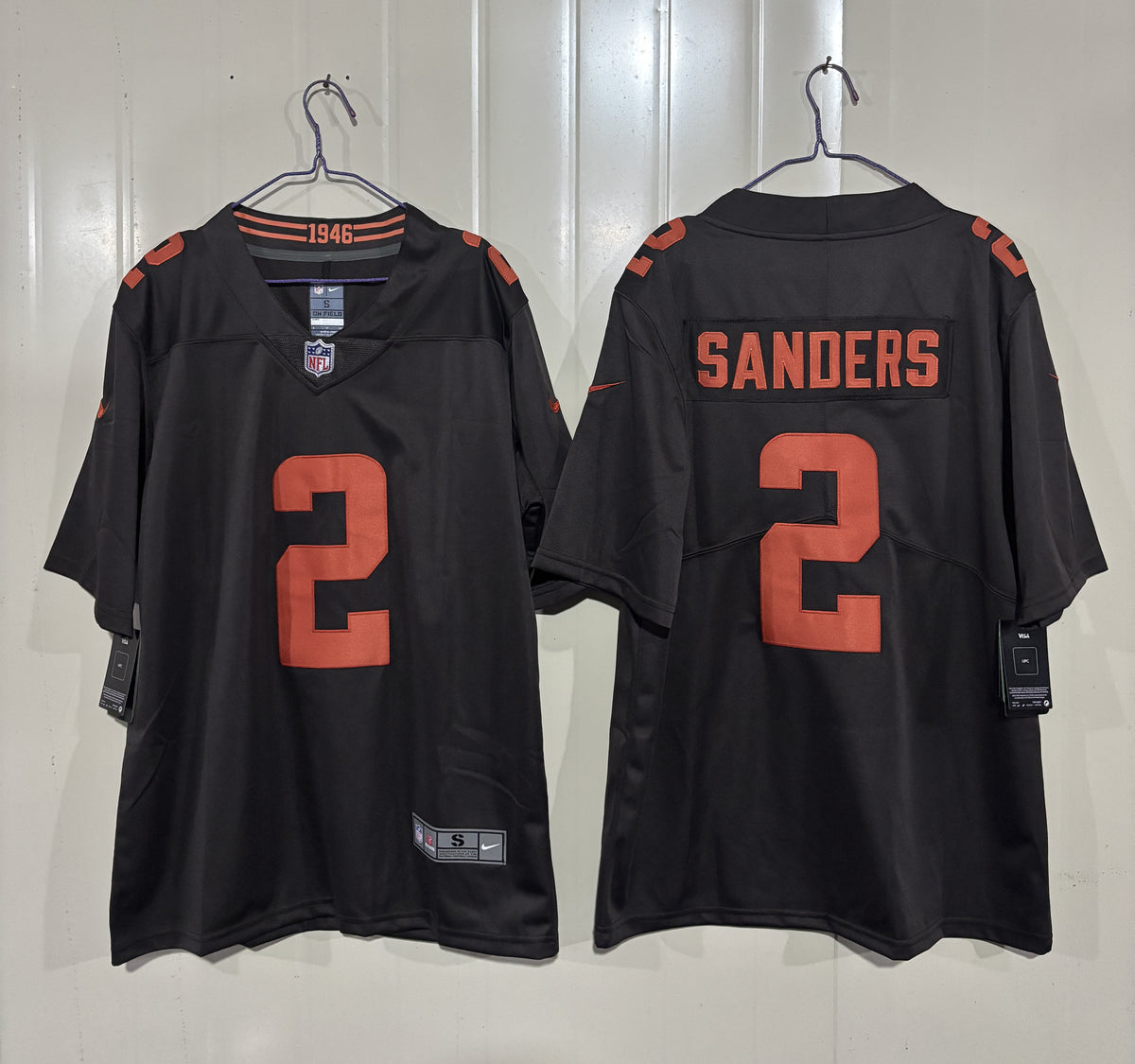 Mens Cleveland Browns #2 Shedeur Sanders Brown 2026 Alpha Dawg Edition Vapor Limited Stitched Football Jersey