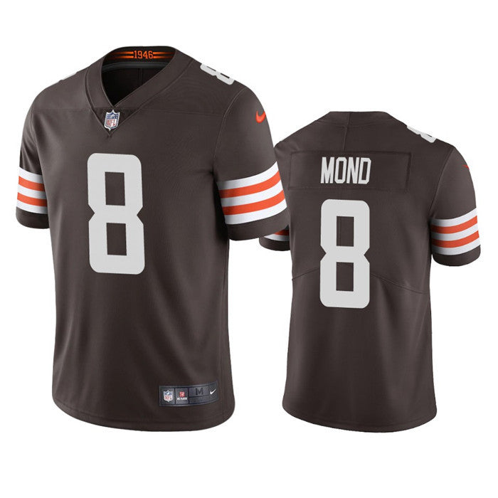 Mens Cleveland Browns #8 Kellen Mond Brown Vapor Untouchable Limited Stitched Jersey