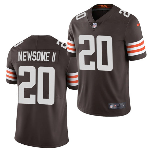 Mens Cleveland Browns #20 Greg Newsome II Brown Vapor Untouchable Limited Stitched NFL Jersey