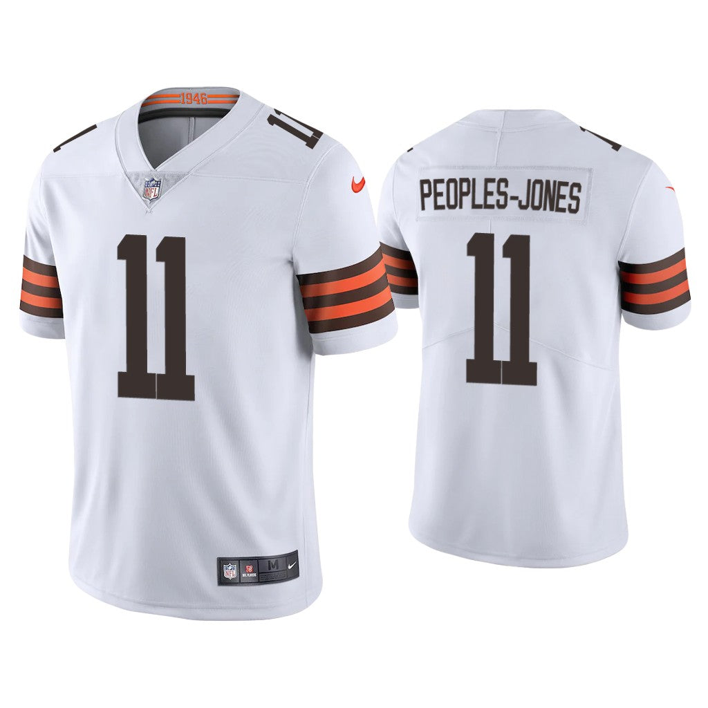 Mens Cleveland Browns #11 Donovan Peoples-Jones 2020 New White Vapor Untouchable Limited Stitched Jersey