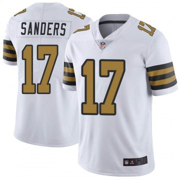Mens New Orleans Saints #17 Emmanuel Sanders White Color Rush Limited Stitched Jersey