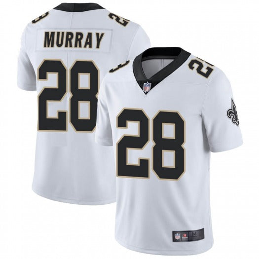 Mens New Orleans Saints #28 Latavius Murray White Vapor Untouchable Limited Stitched Jersey
