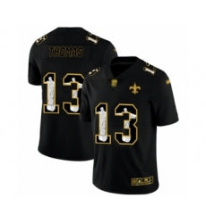 Mens New Orleans Saints #13 Michael Thomas Black Jesus Faith Edition Limited Stitched Jersey