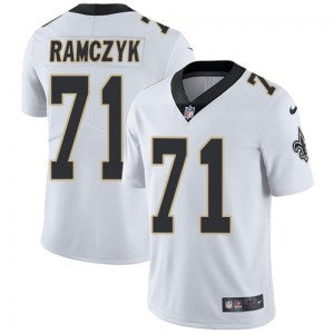 Mens New Orleans Saints #71 Ryan Ramczyk White Vapor Untouchable Limited Stitched NFL Jersey