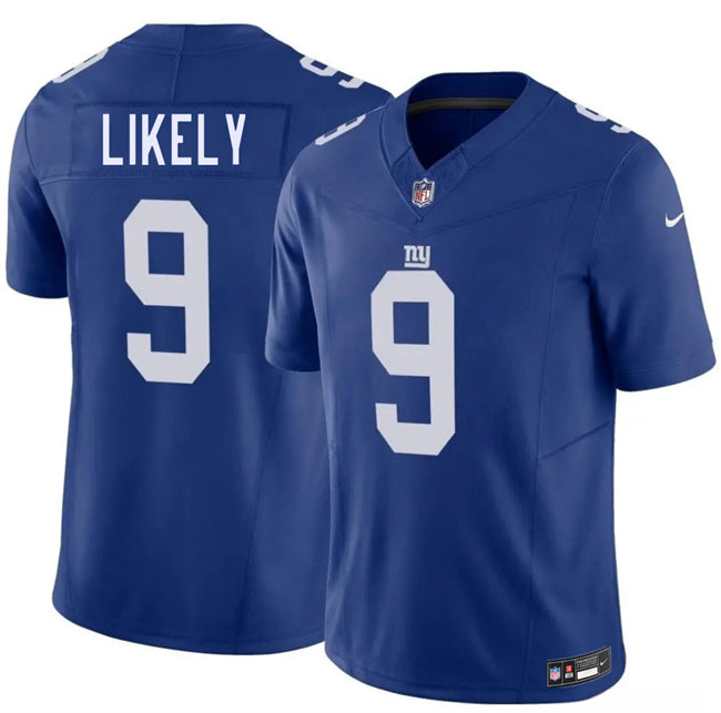 Mens New York Giants #9 Isaiah Likely Blue 2026 FUSE Vapor Untouchable Limited Stitched Jersey