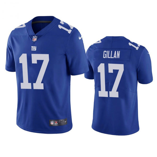 Mens New York Giants #17 Jamie Gillan Blue Vapor Untouchable Limited Stitched Jersey