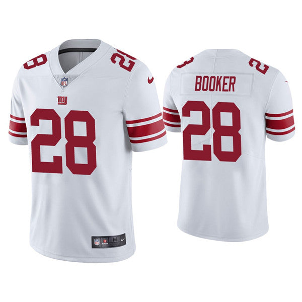 Mens New York Giants #28 Devontae Booker White Vapor Untouchable Limited Stitched Jersey