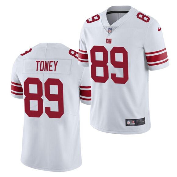 Mens New York Giants #89 Kadarius Toney White Vapor Untouchable Limited Stitched NFL Jersey