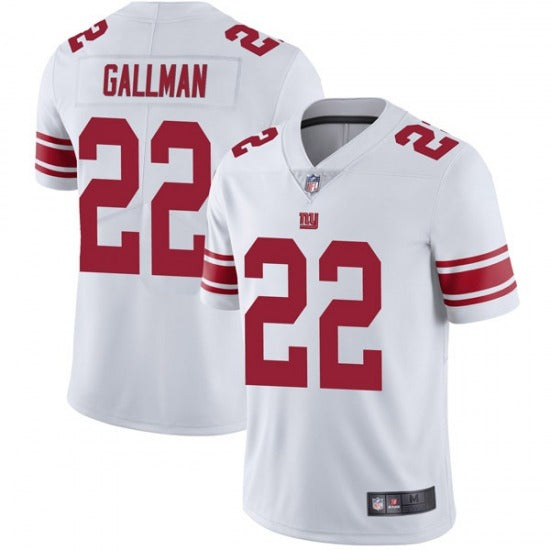 Mens New York Giants #22 Wayne Gallman White Vapor Untouchable Limited Stitched Jersey