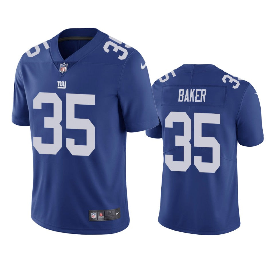 Mens New York Giants #35 Deandre Baker Blue Vapor Untouchable Limited Stitched NFL Jersey