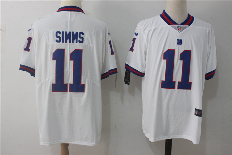 Mens Nike New York Giants #11 Phil Simms White Vapor Untouchable Limited Stitched NFL Jersey