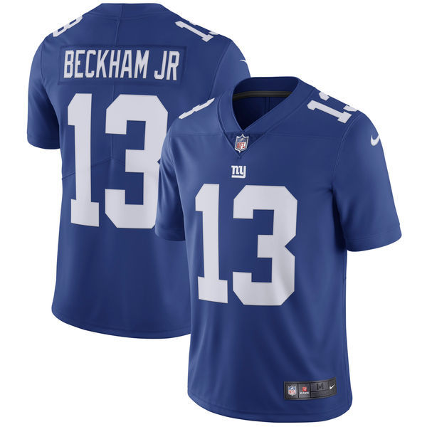 Mens New York Giants #13 Odell Beckham Jr Nike Royal Vapor Untouchable Limited Stitched NFL Jersey