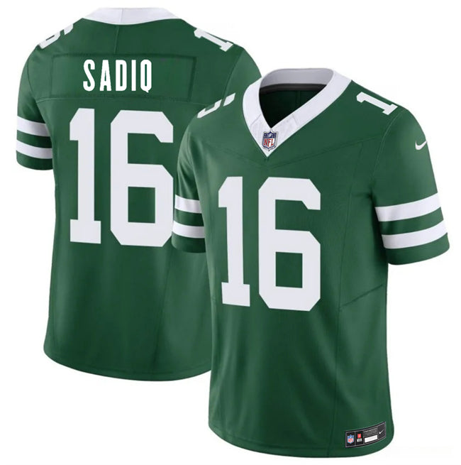 Mens New York Jets #16 Kenyon Sadiq Green 2026 Draft FUSE Vapor Untouchable Limited Stitched Jersey