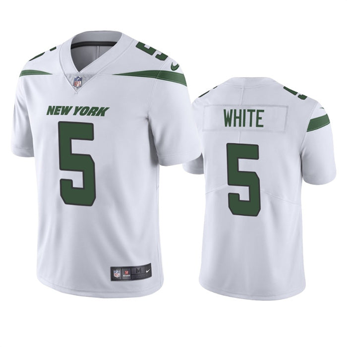 Mens New York Jets #5 Mike White White Vapor Untouchable Limited Stitched Jersey