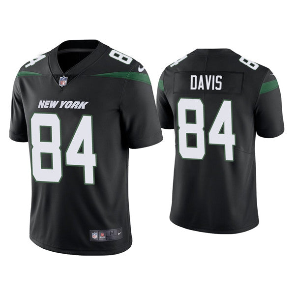 Mens New York Jets #84 Corey Davis 2021 Black Vapor Untouchable Limited Stitched Jersey