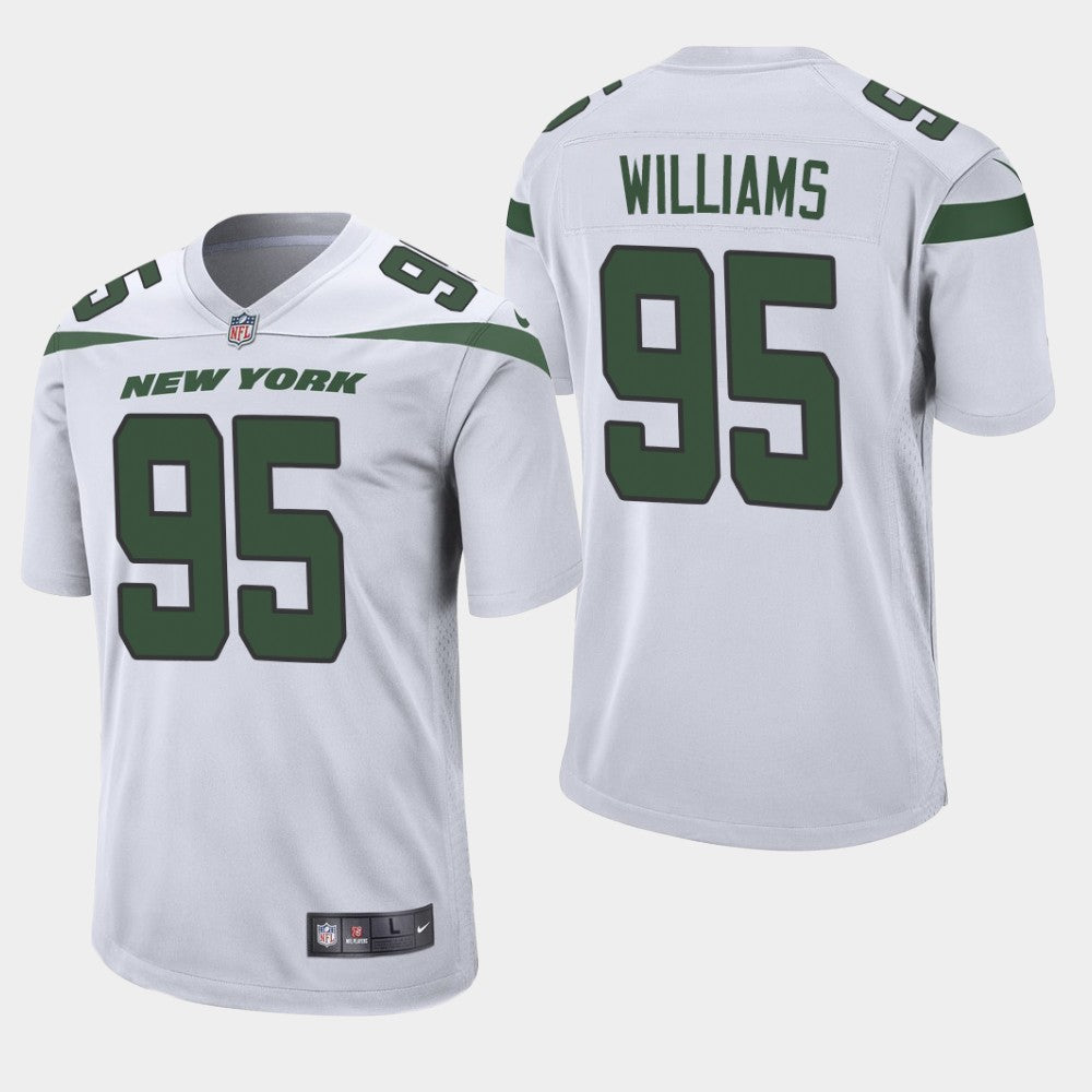 Mens New York Jets #95 Quinnen Williams 2019 White Vapor Untouchable Limited Stitched NFL Jersey