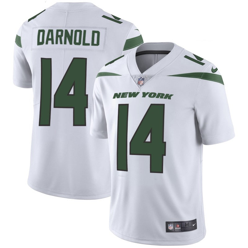 Mens New York Jets #14 Sam Darnold 2019 White Vapor Untouchable Limited Stitched NFL Jersey