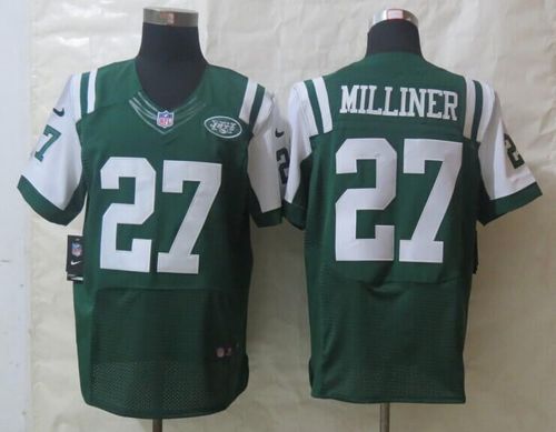 Nike Jets #27 Dee Milliner Green Team Color Mens Stitched NFL Elite Jersey