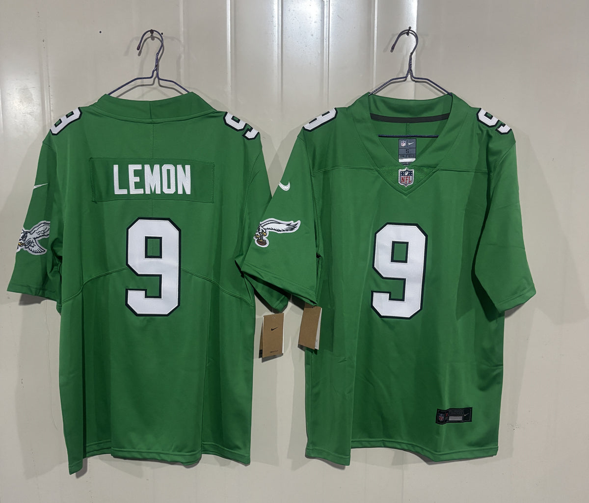 Mens Philadelphia Eagles #9 Makai Lemon Kelly Green 2026 Draft Vapor Untouchable Limited Throwback Stitched Football Jersey