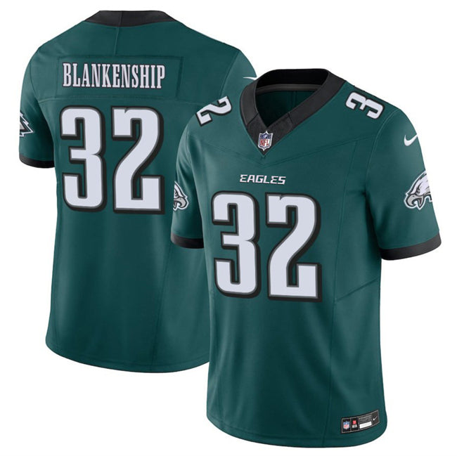 Mens Philadelphia Eagles #32 Reed Blankenship Green 2025 FUSE Vapor Untouchable Limited Throwback Stitched Football Jersey