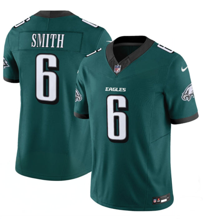 Mens Philadelphia Eagles #6 DeVonta Smith Green 2024 New FUSE Vapor Untouchable Limited Stitched Football Jersey