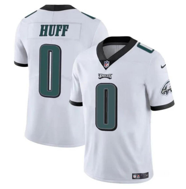 Mens Philadelphia Eagles #0 Bryce Huff White Vapor Untouchable Limited Stitched Football Jersey