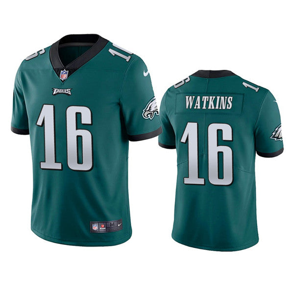 Mens Philadelphia Eagles #16 Quez Watkins 2022 Green Vapor Untouchable Limited Stitched Jersey