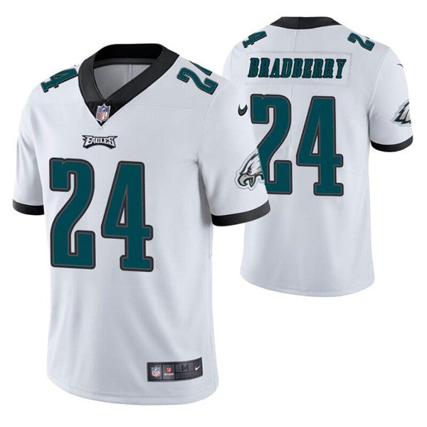 Mens Philadelphia Eagles #24 James Bradberry White Vapor Untouchable Limited Stitched Jersey