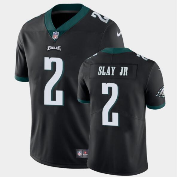 Mens Philadelphia Eagles #2 Darius Slay JR Black Vapor Untouchable Limited Stitched Jersey