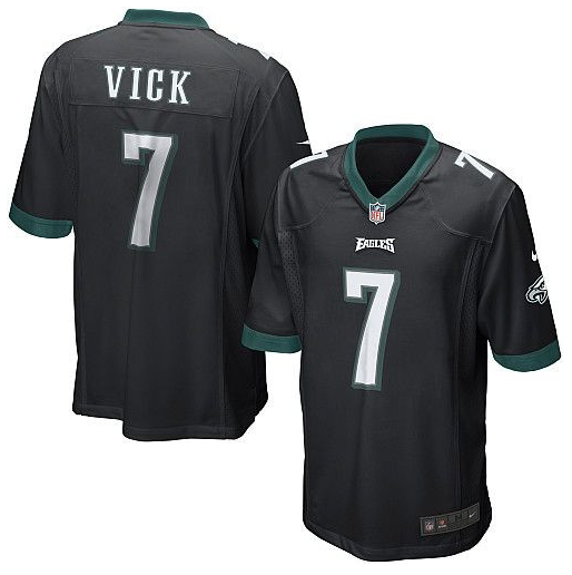 Mens Philadelphia Eagles #7 Michael Vick Black Vapor Untouchable Limited Stitched Jersey