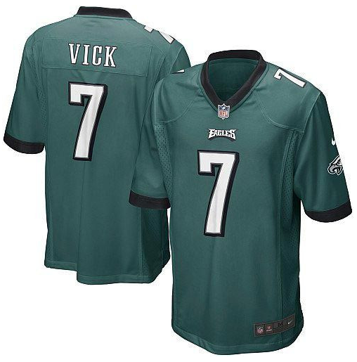 Mens Philadelphia Eagles #7 Michael Vick Green Vapor Untouchable Limited Stitched Jersey