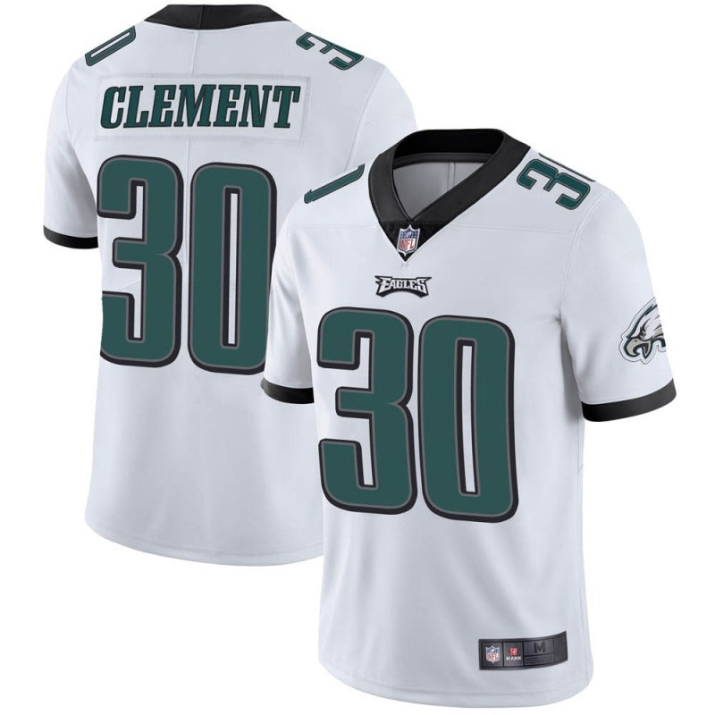 Mens Philadelphia Eagles #30 Corey Clement White Vapor Untouchable Limited Stitched Jersey