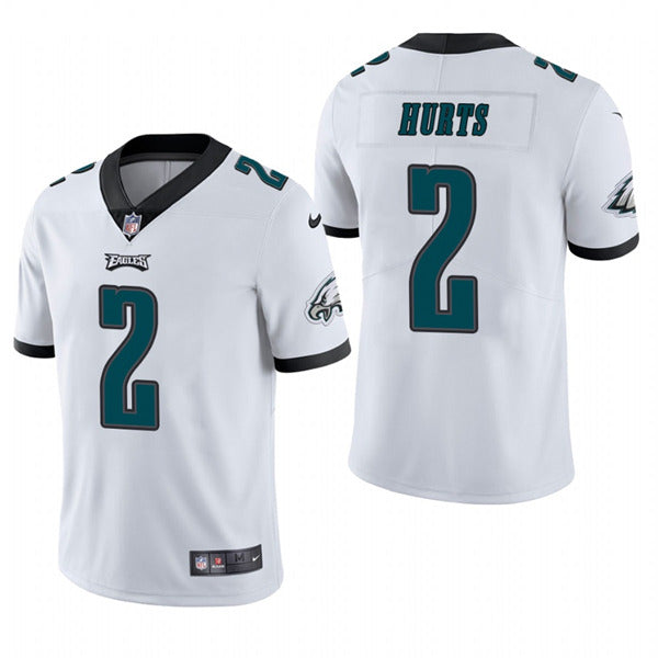 Mens Philadelphia Eagles #2 Jalen Hurts White Vapor Untouchable Limited Stitched Jersey