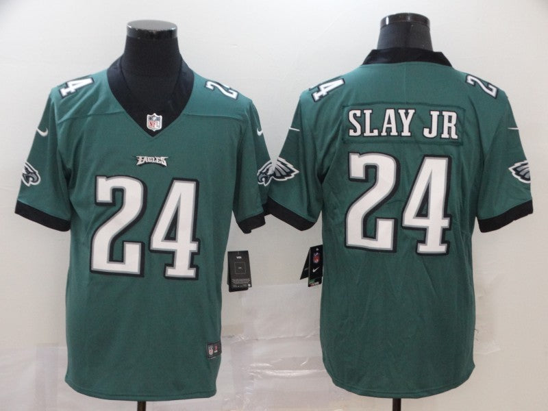Mens Philadelphia Eagles #24 Darius Slay JR Green Vapor Untouchable Limited Stitched NFL Jersey