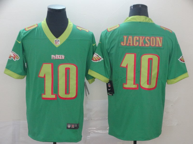 Mens Philadelphia Eagles #10 DeSean Jackson Green 2019 City Edition Limited Stitched NFL Jersey