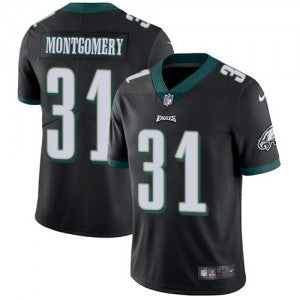 Mens Philadelphia Eagles #31 Wilbert Montgomery Black Vapor Untouchable Limited Stitched Jersey