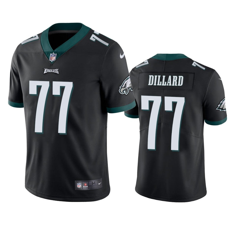 Mens Philadelphia Eagles #77 Andre Dillard Black Vapor Untouchable Limited Stitched Jersey