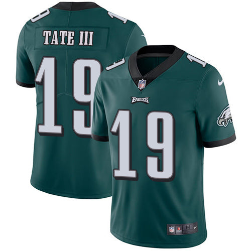 Mens Philadelphia Eagles #19 Golden Tate III Midnight Green Vapor Untouchable Limited Stitched NFL Jersey
