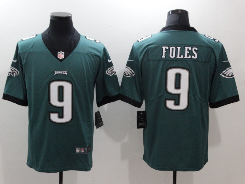 Mens Philadelphia Eagles #9 Nick Foles Green Vapor Untouchable Limited Stitched NFL Jersey