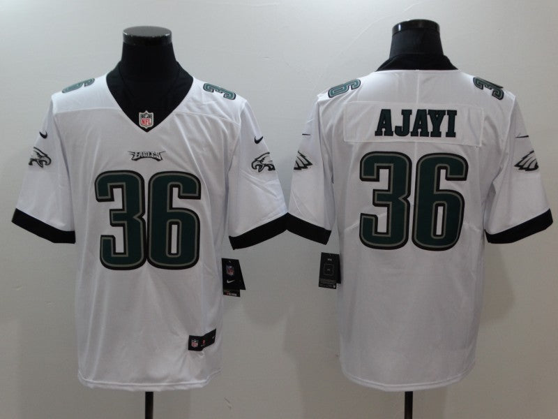 Mens Philadelphia Eagles #36 Jay Ajayi White Vapor Untouchable Limited Stitched NFL Jersey