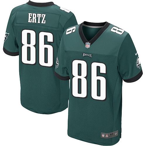 Nike Eagles #86 Zach Ertz Midnight Green Team Color Mens Stitched NFL Elite Jersey