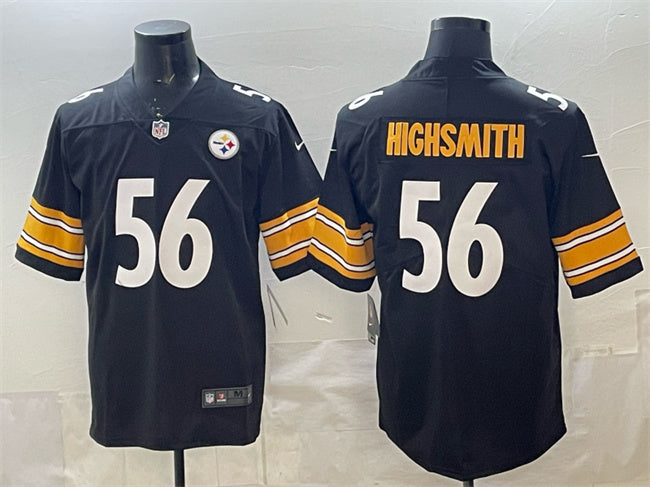 Mens Pisttburgn Steelers #56 Alex Highsmith Black Vapor Untouchable Limited Stitched Football Jersey