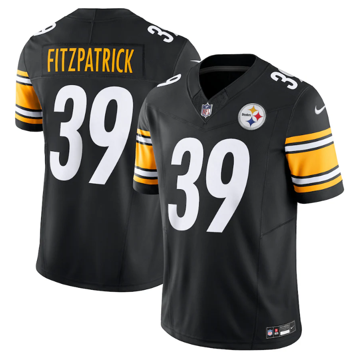 Mens Pittsburgh Steelers #39 Minkah Fitzpatrick Black 2023 FUSE Vapor Untouchable Limited Jersey