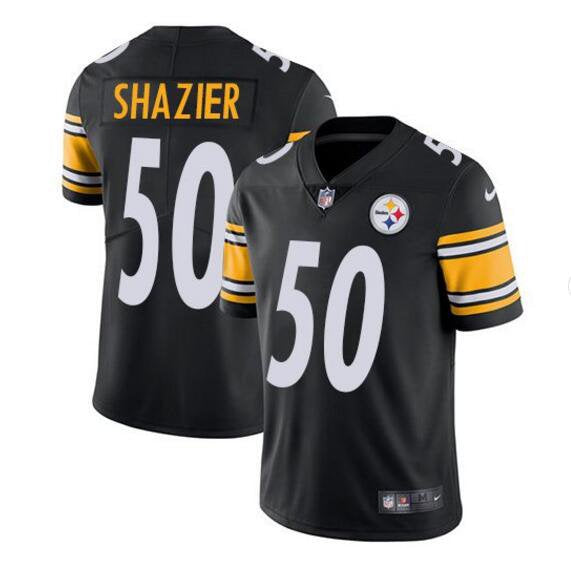 Mens Pittsburgh Steelers #50 Ryan Shazier Black Vapor Untouchable Limited Stitched Jersey