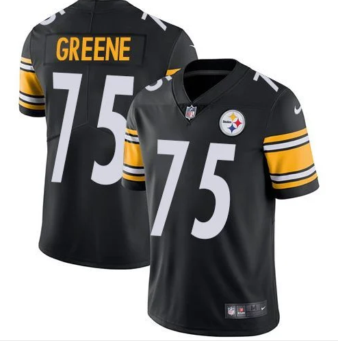 Mens Pittsburgh Steelers #75 Joe Greene Black Vapor Untouchable Limited Stitched Jersey