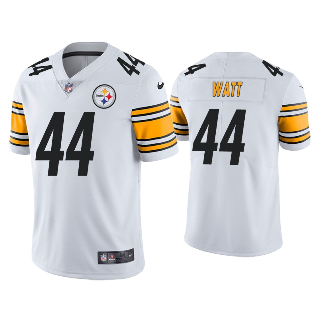 Mens Pittsburgh Steelers #44 Derek Watt White Vapor Untouchable Limited Stitched Jersey
