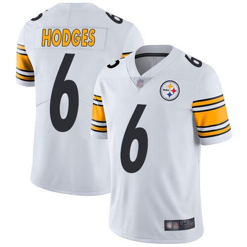 Mens Pittsburgh Steelers #6 Devlin Hodges White Vapor Untouchable Limited Stitched NFL Jersey