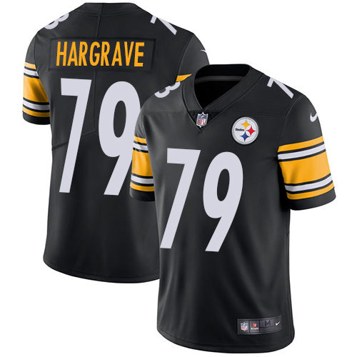 Mens Pittsburgh Steelers #79 Javon Hargrave Black Vapor Untouchable Limited Stitched NFL Jersey