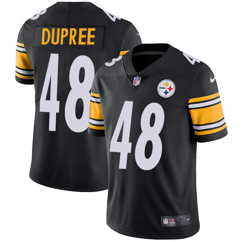 Mens Pittsburgh Steelers #48 Bud Dupree Black Vapor Untouchable Limited Stitched NFL Jersey
