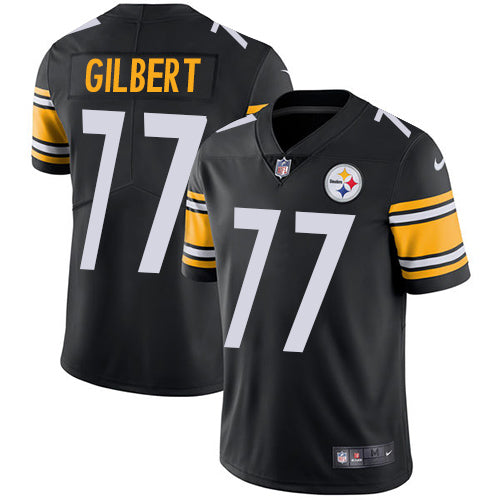 Mens Pittsburgh Steelers #77 Marcus Gilbert Black Vapor Untouchable Limited Stitched NFL Jersey